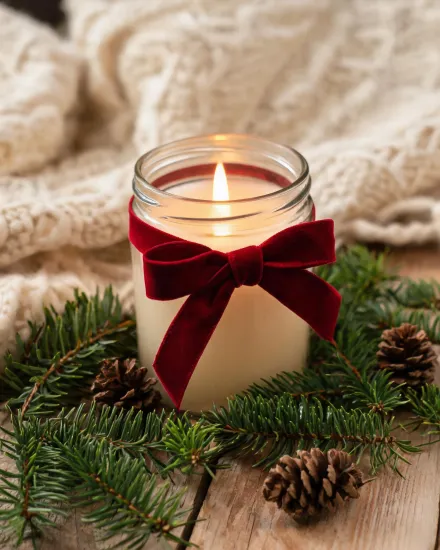Holiday candle gift