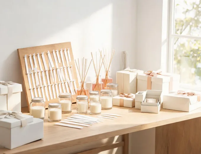 Scent board and packaged home fragrance products